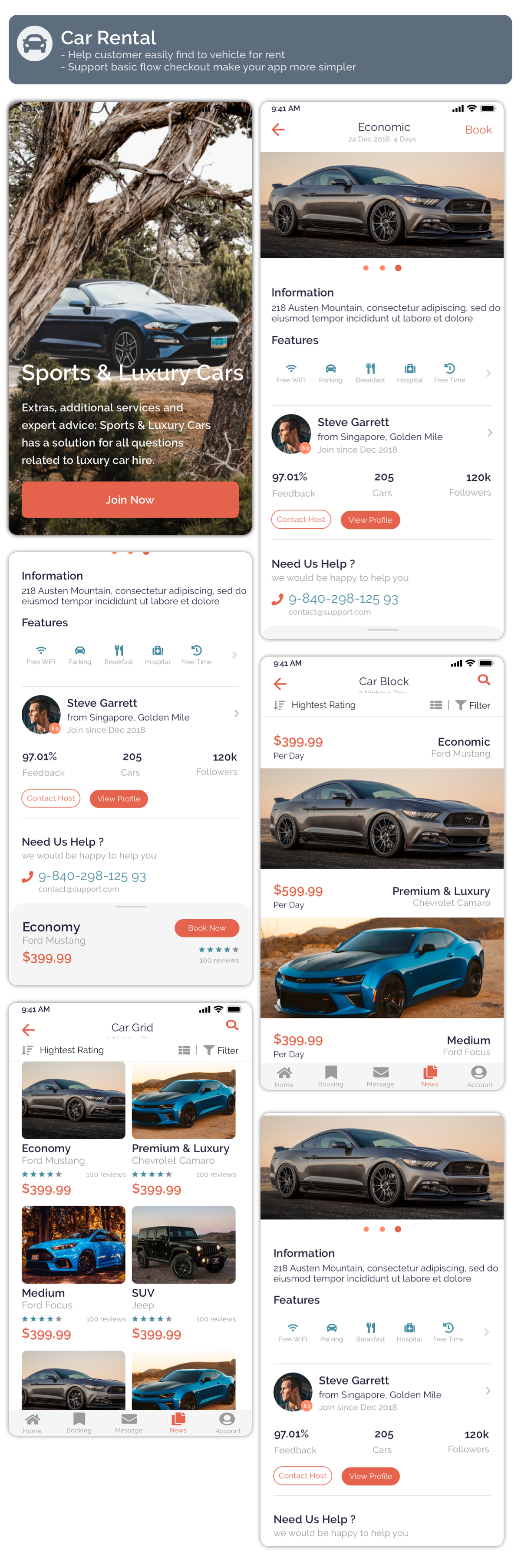 Felix Travel - mobile React Native travel app template - 5
