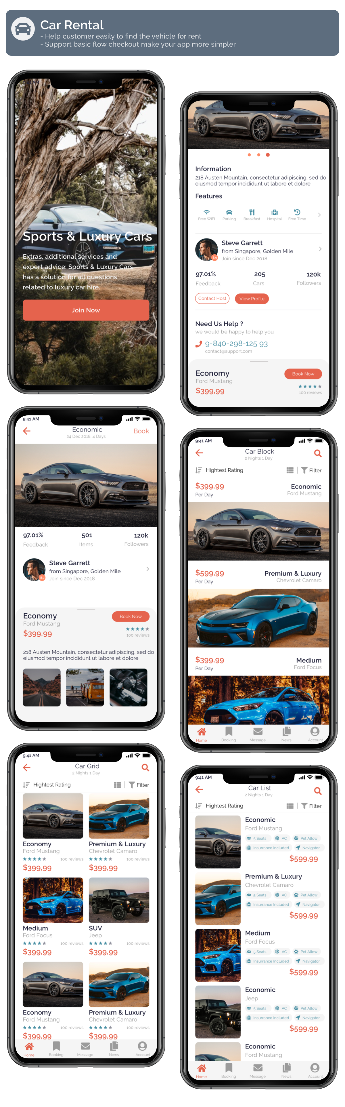 Felix Travel - mobile React Native travel app template - 9