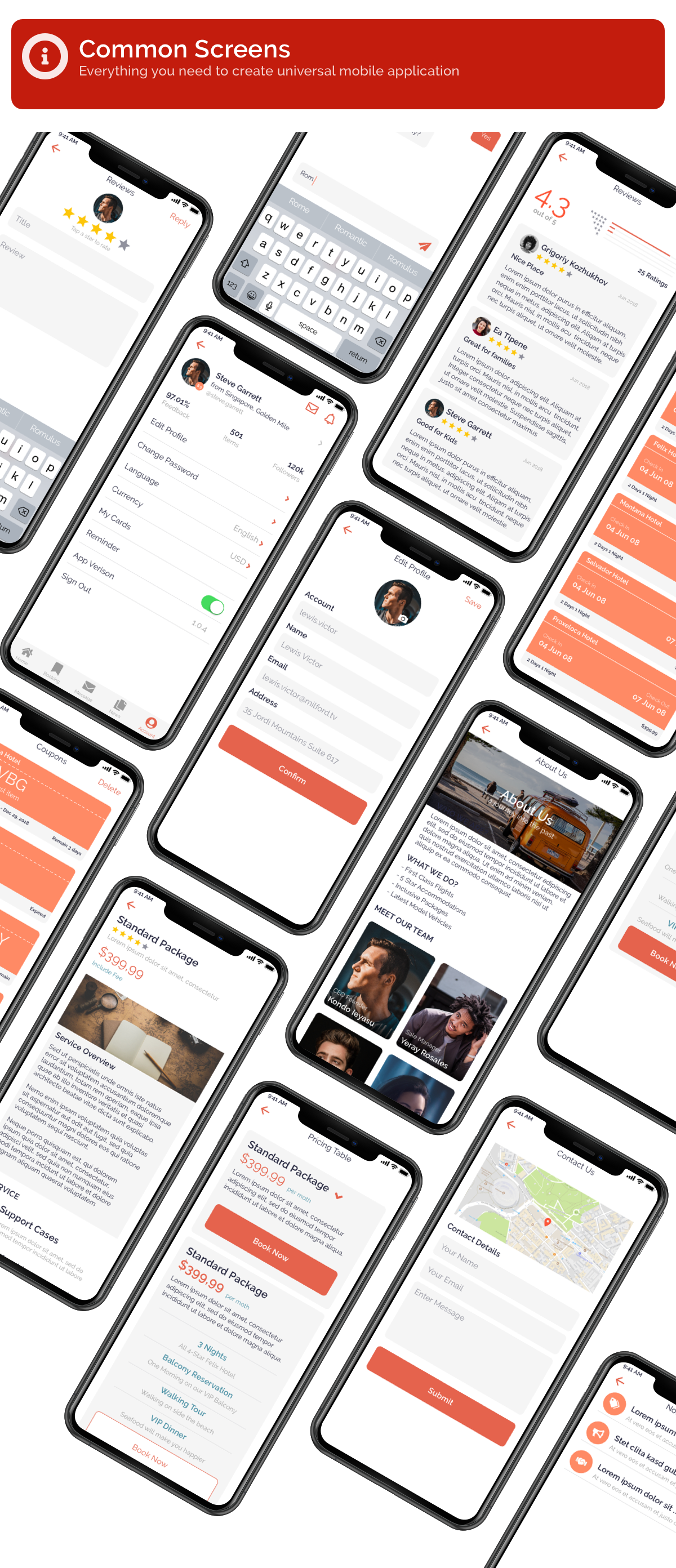 Felix Travel - mobile React Native travel app template - 17