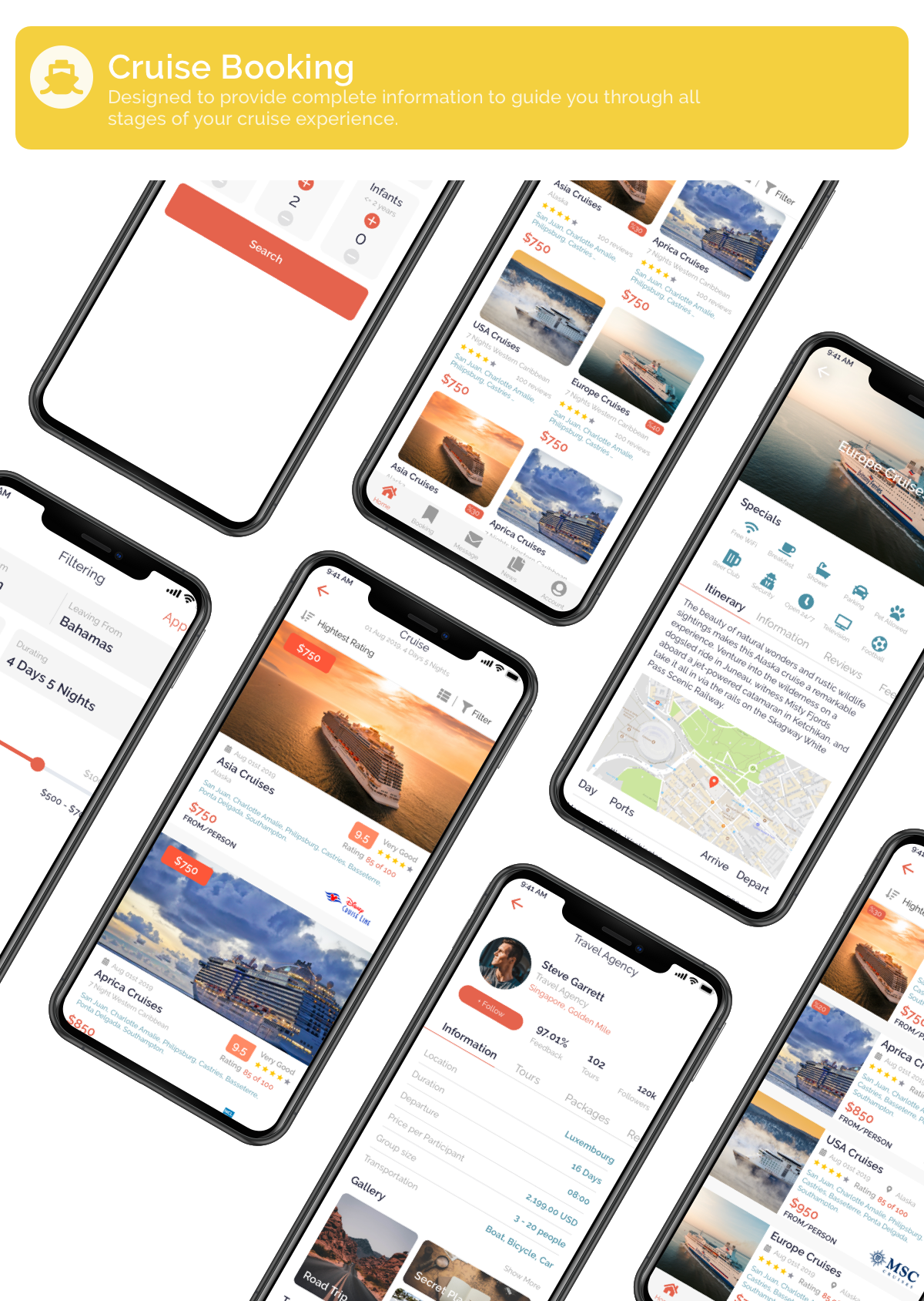 Felix Travel - mobile React Native travel app template - 13