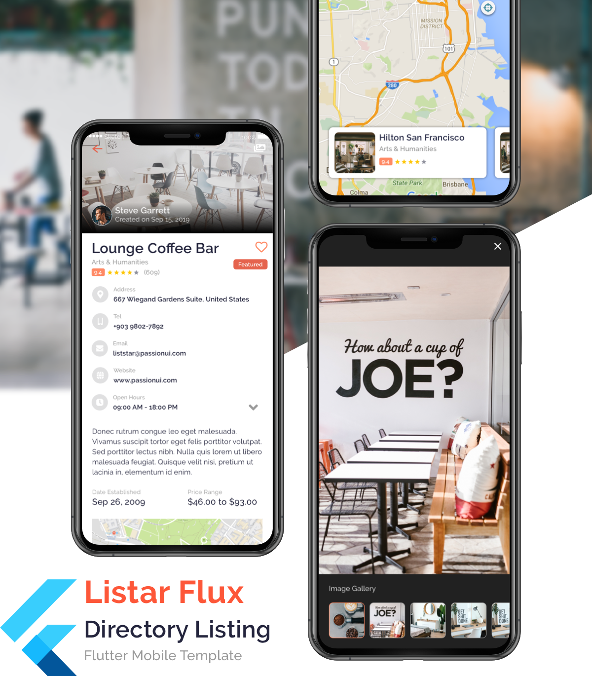 Codecanyon | Listar Flux - Mobile Directory Listing App Template For