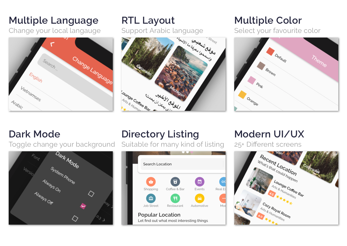 Listar Flux - mobile directory listing app template for Flutter - 8