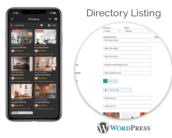 Listar Pro - mobile directory listing app for React Native & WordPress - 6