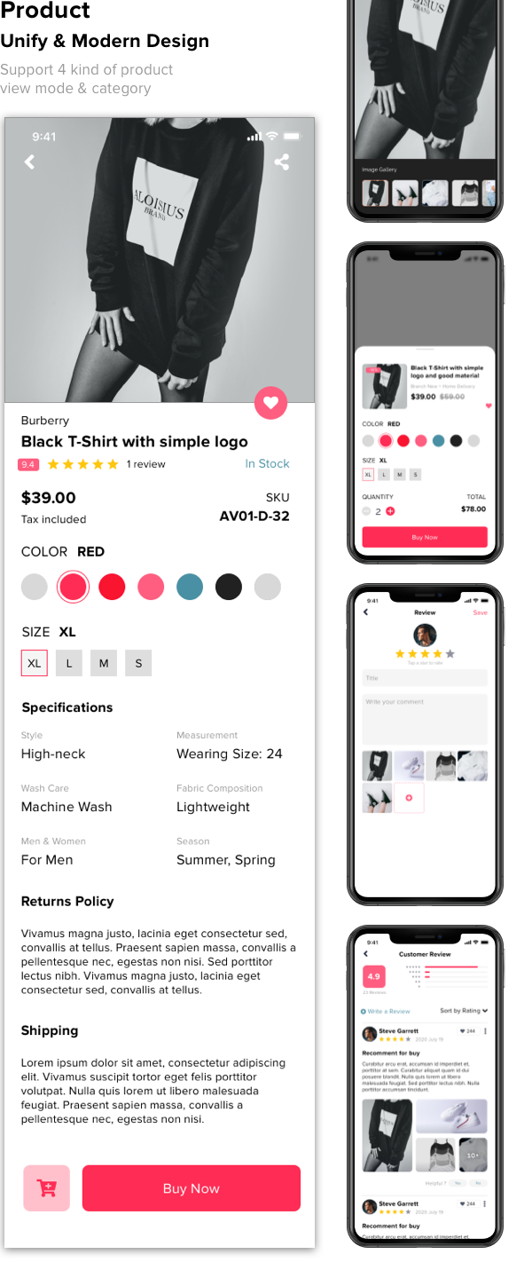 Mazi - mobile React Native UI KIT Elements - 14