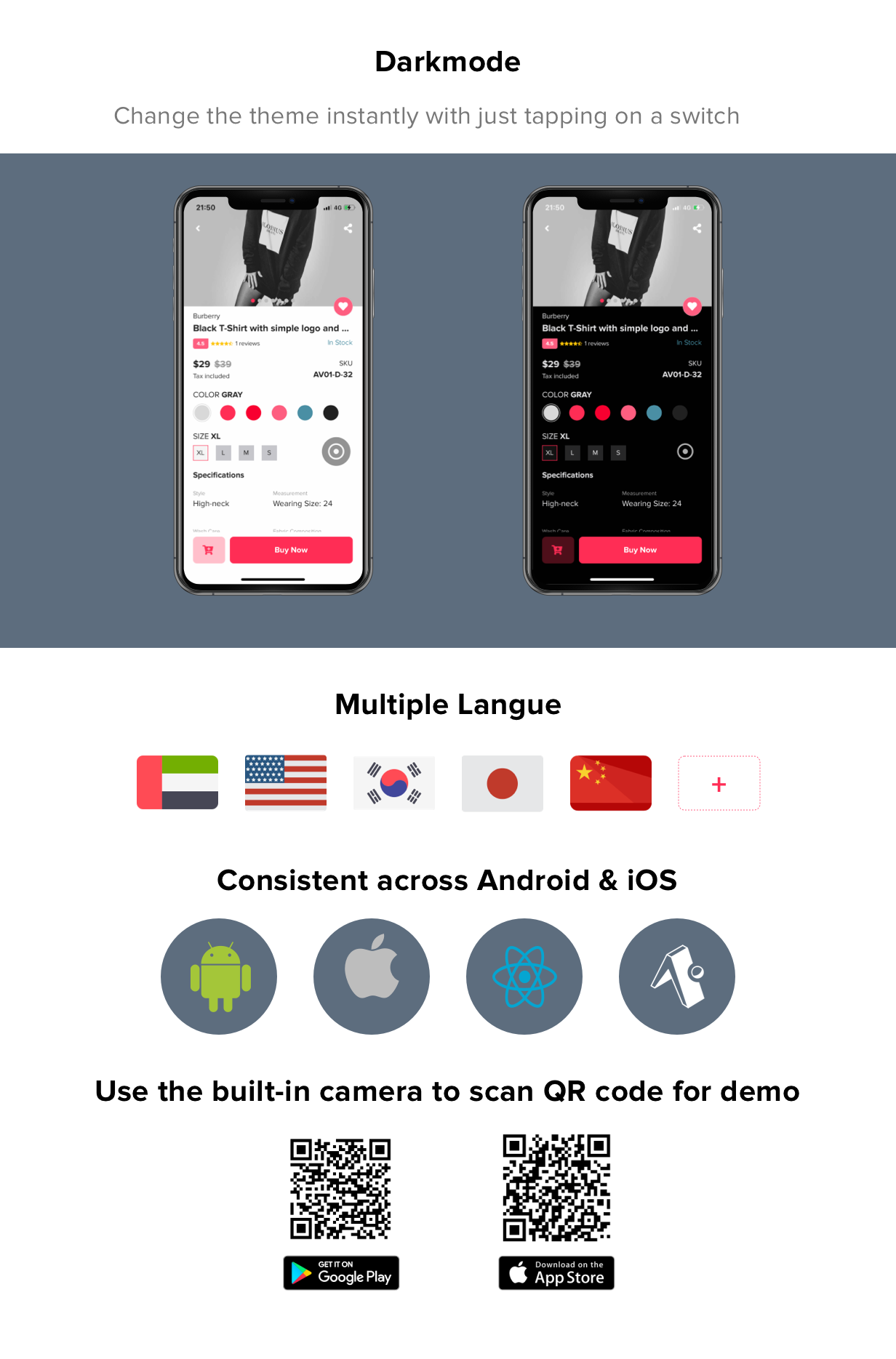 Mazi - mobile React Native UI KIT Elements - 8